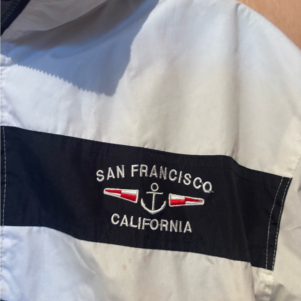 White Jacket With Nautical Design - image 5